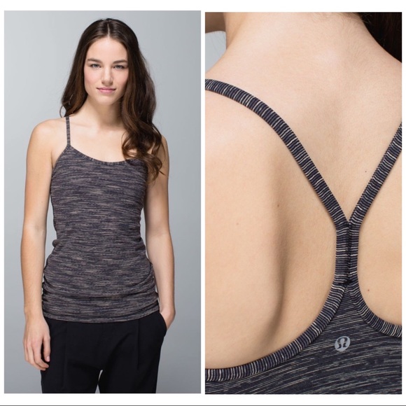 lululemon athletica Tops - Lululemon Power Y Tank Wee Are From Space Black